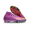 Nike Zoom Mercurial Superfly X Elite FG Violet Jaune