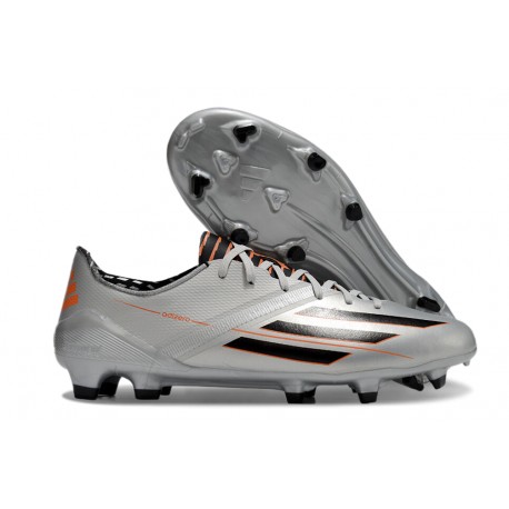 adidas Crampons F50 Elite FG Argent Noir