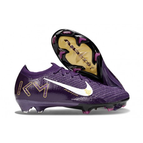 Nike Zoom Mercurial Vapor XVI Elite FG X MBAPPÉ Violet Grandiose Ivoire Pâle