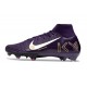 Nike Zoom Mercurial Superfly X Elite FG X MBAPPÉ Violet Grandiose Ivoire Pâle