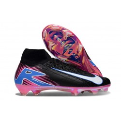 Nike Zoom Mercurial Superfly X Elite FG Noir Blanc Rose