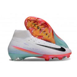 Nike Zoom Mercurial Superfly X Elite FG Blanc Noir Orange