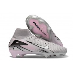 Nike Zoom Mercurial Superfly X Elite FG Gris Blanc