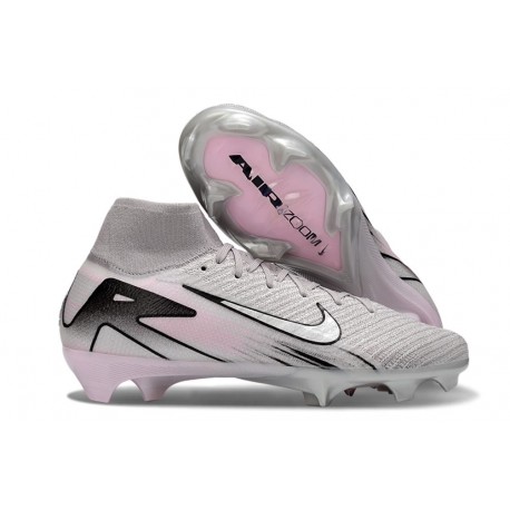Nike Zoom Mercurial Superfly X Elite FG Gris Blanc
