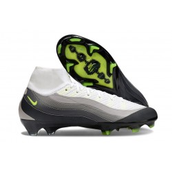 Nike Zoom Mercurial Superfly X Elite FG X AM95 SE Noir Jaune Néon Anthracite Graphite Cl