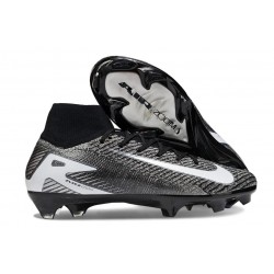 Nike Zoom Mercurial Superfly X Elite FG Noir Blanc
