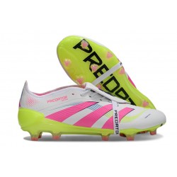 Adidas Predator FT Elite FG Nouveau Blanc Rose Lucide Citron Lucide