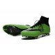 2015 Chaussures Nike Mercurial Superfly FG Vert Noir