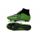 2015 Chaussures Nike Mercurial Superfly FG Vert Noir