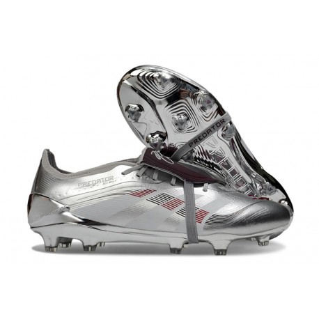 Adidas Predator Foldover Elite FG Argent