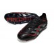 Crampon de Football adidas Predator Elite FG Noir Gris Quatre Rouge Lucide