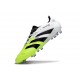 Crampon de Football adidas Predator Elite FG Blanc Noir Citron Lucid