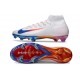 Nike Air Zoom Mercurial Superfly 10 Elite FG Blanc Bleu Rouge