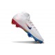 Nike Air Zoom Mercurial Superfly 10 Elite FG Blanc Bleu Rouge