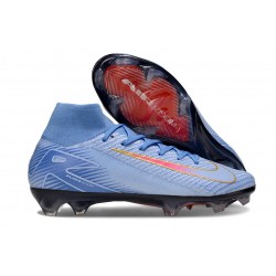 Nike Air Zoom Mercurial Superfly 10 Elite FG Bleu Rouge