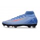 Nike Air Zoom Mercurial Superfly 10 Elite FG Bleu Rouge