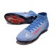 Nike Air Zoom Mercurial Superfly 10 Elite FG Bleu Rouge