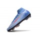 Nike Air Zoom Mercurial Superfly 10 Elite FG Bleu Rouge