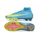 Nike Air Zoom Mercurial Superfly 10 Elite FG Bleu jaune