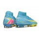 Nike Air Zoom Mercurial Superfly 10 Elite FG Bleu jaune