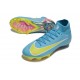 Nike Air Zoom Mercurial Superfly 10 Elite FG Bleu jaune
