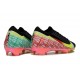 Nike Zoom Mercurial Vapor XVI Elite FG X VINI JR Noir Jaune Dynamique Vert Etincelle Cramoisi Brt