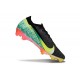 Nike Zoom Mercurial Vapor XVI Elite FG X VINI JR Noir Jaune Dynamique Vert Etincelle Cramoisi Brt