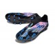 adidas Crampons F50 Elite Sans Lacets FG Noir Rose Bleu