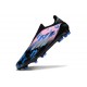 adidas Crampons F50 Elite Sans Lacets FG Noir Rose Bleu