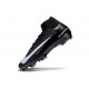Nike Air Zoom Mercurial Superfly 10 Elite FG Noir Bleu Givré