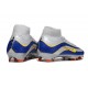 Nike Air Zoom Mercurial Superfly 10 Elite FG Argent Bleu Jaune