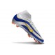 Nike Air Zoom Mercurial Superfly 10 Elite FG Argent Bleu Jaune