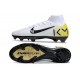 Nike Air Zoom Mercurial Superfly 10 Elite FG Blanc Noir Jaune