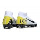Nike Air Zoom Mercurial Superfly 10 Elite FG Blanc Noir Jaune
