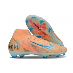 Nike Air Zoom Mercurial Superfly 10 Elite FG KM Orange Bleu