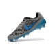 2015 Chaussure de Football Nike Magista Opus FG Hommes Gris Loup Bleu Turquoise Noir