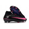 Crampons de Foot Nike Mercurial Superfly X Elite FG Noir Rose
