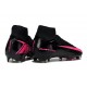 Crampons de Foot Nike Mercurial Superfly X Elite FG Noir Rose