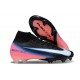 Crampons de Foot Nike Mercurial Superfly X Elite FG Noir Blanc Rose Bleu