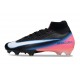 Crampons de Foot Nike Mercurial Superfly X Elite FG Noir Blanc Rose Bleu