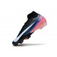 Crampons de Foot Nike Mercurial Superfly X Elite FG Noir Blanc Rose Bleu