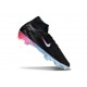 Crampons de Foot Nike Mercurial Superfly X Elite FG Noir Bleu Rose