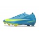 Chaussure Nike Zoom Mercurial Vapor 16 Elite FG Bleu Jaune