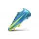 Chaussure Nike Zoom Mercurial Vapor 16 Elite FG Bleu Jaune