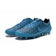 Nouveau Pas Cher 2015 Nike Magista Opus FG Chaussure Bleu Turquoise Noir