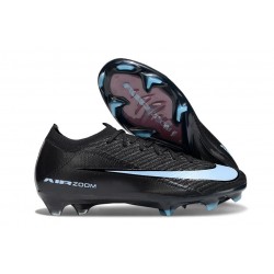 Chaussure Nike Zoom Mercurial Vapor 16 Elite FG Noir Bleu Givré