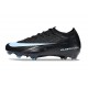 Chaussure Nike Zoom Mercurial Vapor 16 Elite FG Noir Bleu Givré
