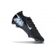 Chaussure Nike Zoom Mercurial Vapor 16 Elite FG Noir Bleu Givré