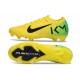 Chaussure Nike Zoom Mercurial Vapor 16 Elite FG KM Jaune Noir Vert 