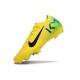 Chaussure Nike Zoom Mercurial Vapor 16 Elite FG KM Jaune Noir Vert 